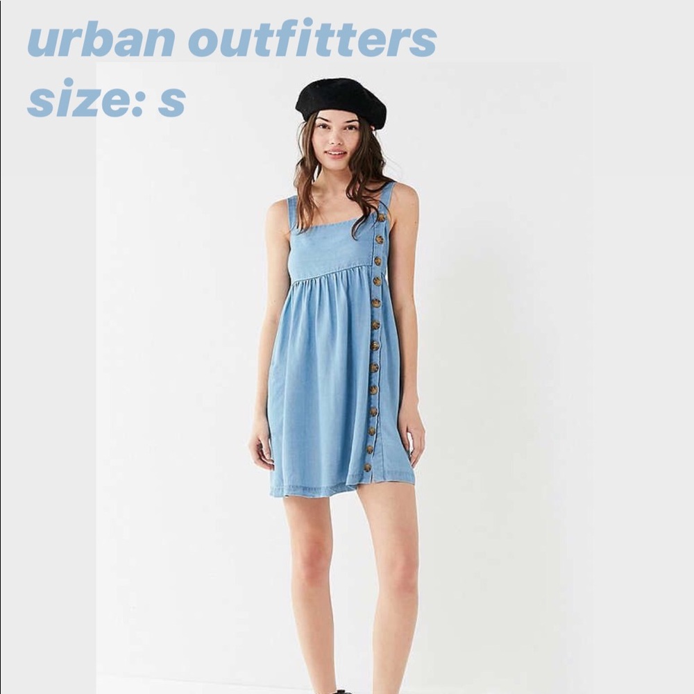 URBAN OUTFITTERS DENIM MINIDRESS